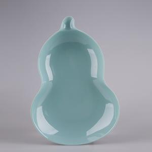 Plateau de service en mélamine en forme de gourde, 8,5 pouces, couleur unie, incassable, compatible lave-vaisselle, finition polie, pour fruits, usage domestique - Product Image 3