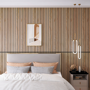 Kasaro âm thanh bằng chứng gỗ Bảng điều khiển 3 bên <span class=keywords><strong>verneer</strong></span> gỗ <span class=keywords><strong>MDF</strong></span> Acoustic Panels Đối với trang chủ - Product Image 5