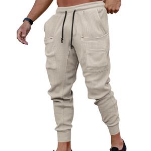 SUPPLIER Autumn Men's Sports Sweatpants, <b>Loose</b>, Tight-<b>fitting</b>, Multi-pocket Men's Casual <b>Trousers</b> Jogger for Men - Product Image 5