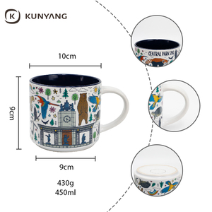 Mug en céramique promotionnel, motif personnalisé, logo, tasse en céramique, cadeau personnalisé écologique, mug à café pour le petit-déjeuner, mug à lait, dessin animé - Product Image 4