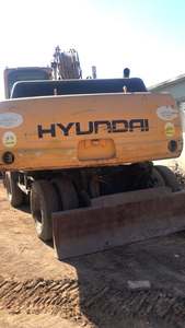 Pelle multifonction sur chenilles originale de la Corée Hyundai 210 d'occasion Hyundai Haute efficacité en bon état en vente - Product Image 2