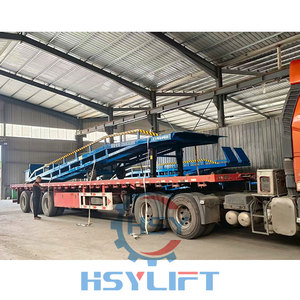 Có thể gập lại 6t 10t 12t 15t thủy lực tải và dỡ tải di động container tải đoạn đường nối vận chuyển di động Dock leveler - Product Image 3