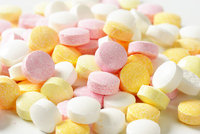 Bulk Sugar-Free Mint Fruit Flavored Candy Cool Pure Fresh Breath Pressed Tablet Bottle 6 Bottles
