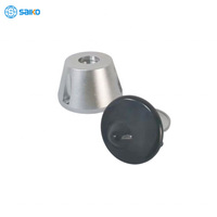 Etiqueta de Seguridad EAS para Botellas, 8.2MHz, con Anillo de Alambre para Latas de Leche, Antirrobo para Supermercados, Hardware ABS, Venta al Por Mayor