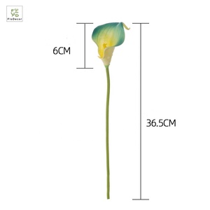 Ramo de Lirios Calla Artificiales Baratos en Oferta, Mini Ramo de Flores de PU con Tacto Real para Decoración de Bodas, Fiestas, Hogar, <span class=keywords><strong>Centro</strong></span> de Mesa - Product Image 2