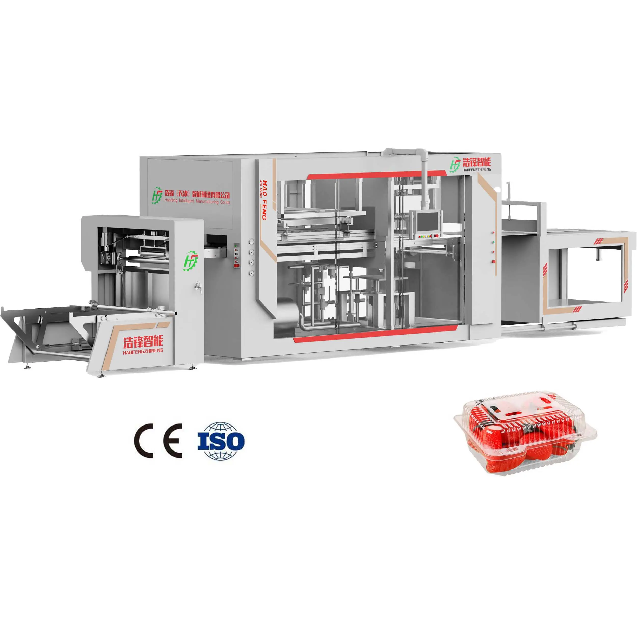 Chân không tạo thành máy cho sản phẩm nhựa thermoforming máy