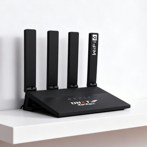 อุปกรณ์ไวไฟ DNXT เราเตอร์ไวไฟในบ้าน เราเตอร์ไร้สาย ราคาถูกที่สุด เราเตอร์ซิม Lte พร้อมแบตเตอรี่ในตัว 5000mAh 1WAN/4LAN ช่องเสียบ DC Type-C สำหรับใช้ในบ้าน - Product Image 1