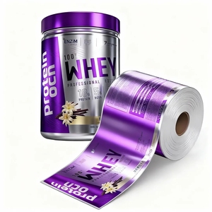 Custom Digital <strong>Printing</strong> Supplement <strong>Bottle</strong> <strong>Label</strong> Metallic Foil Reverse Spot UV Glossy Sticker Protein Whey Jar Packaging <strong>Labels</strong> - Product Image 1