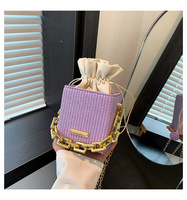 Été Nouvelle Mode Chaîne pour Femmes Sac à Main Simple Epaule Crossbody Petit Sac Carré Supports Grand Sac Tendance