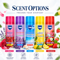 Vente flash - Vaporisateur d'air frais multi-parfums 300 ml - Rose, lavande, tulipe - Désodorisant - Parfum d'ambiance