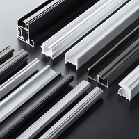 Accessoires de profilés PVC durables et écologiques sur mesure pour fenêtres et portes de cuisine, d'hôpital et de supermarché, au design moderne