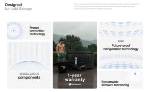 เครื่องทำความเย็นน้ำแข็งระดับมืออาชีพ 0.5 แรงม้า คอมเพรสเซอร์ R290 ระบบทำความเย็นอุณหภูมิต่ำ สำหรับการฟื้นฟูร่างกายหลังออกกำลังกาย - Product Image 5