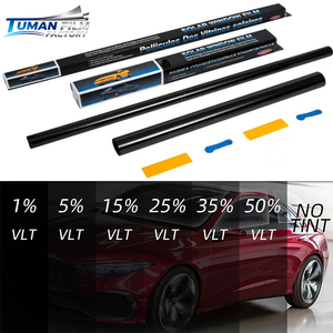 <span class=keywords><strong>Film</strong></span> teinté Tuman KO 2 mil 2 plis 50cm*300cm pour vitres de voiture DIY – Protection UV, anti-explosion, anti-rayures, anti-chaleur - Product Image 1