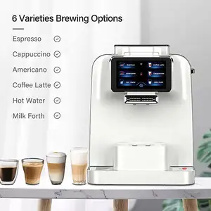 Hot Selling Touchscreen mit Milch kännchen Eingebauter kleiner Kühlschrank Smart Coffee Machine Wifi für das Home Office