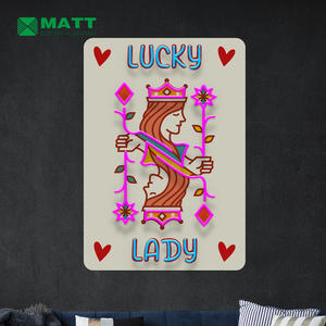 Enseigne lumineuse LED en acrylique pour <span class=keywords><strong>poker</strong></span>, enseigne néon personnalisée avec impression UV, pour salle <span class=keywords><strong>de</strong></span> <span class=keywords><strong>jeux</strong></span>, salle <span class=keywords><strong>de</strong></span> <span class=keywords><strong>poker</strong></span>, bar, décoration murale - Product Image 6