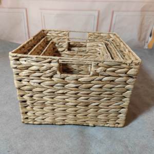 JY <strong>Basket</strong> Manufacturer Handcrafted Custom Made Water Hyacinth <strong>Wicker</strong> Seagrass <strong>Storage</strong> <strong>Basket</strong> - Product Image 6
