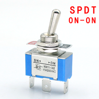 Interrupteur à bascule SPST SPDT 10A 250VAC 2 broches 3 broches On-off/on-on/on-off-on 3 positions 3 broches Interrupteur momentané DPDT Bakélite Instruments