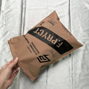 Bolsas de Plástico Marrón con Cierre Personalizadas para Empacar Camisetas, Trajes de Baño, Calcetines - Bolsa para Ropa con Cierre y Logotipo - Product Image 6