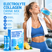 Poudre de Collagène et d'Électrolytes en Sachet Individuel Marque Blanche – Répare les Électrolytes, Soutient la Santé de la Peau, Renforce l'Immunité, Mélange pour Boisson Énergisante