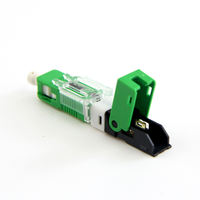 Connecteur rapide monomode SC UPC à fibre optique intégré, bleu, avec ferrules en céramique CCTC, pour usage domestique - Vente chaude