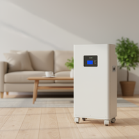 Système de stockage d'énergie domestique tout-en-un, hybride, connecté au réseau, empilable, 48V LiFePO4, BMS, onduleur, DC UPS, IP65, 10-20KWh