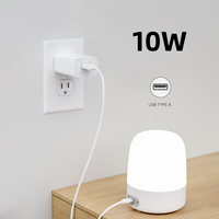 Adaptateur secteur USB A C 15W homologué UL pour le marché américain et canadien, utilisation en voyage