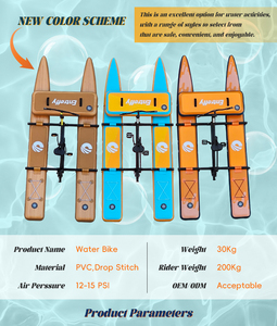 2024 3つのNeueデザインユニセックスアクアボートE-自転車ペダル海と湖のためのインフレータブルウォーターバイク - Product Image 6