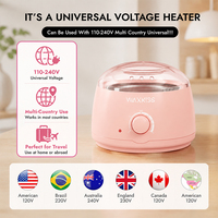Máquina para Derretir Cera de 500 ml, Precio al por Mayor, Control de Temperatura con Perilla Mecánica, Tamaño Pequeño, Mayor Eficiencia, para Uso en Salón y Hogar