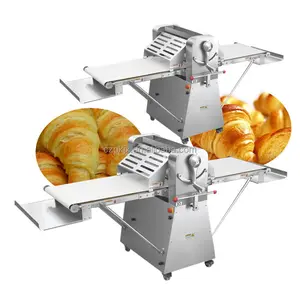 Máquina elétrica de corte vertical para padaria, equipamento para rolo de biscoitos, cortador de massa, preço para croissants