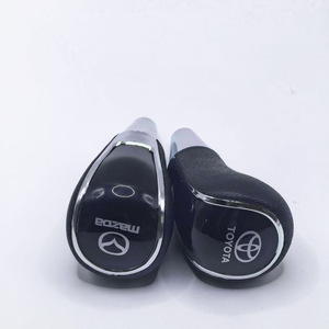 Toyota Gear Shift Knob Black Leather Ergonomic Car <b>Interior</b> <b>Accessory</b> - Product Image 3