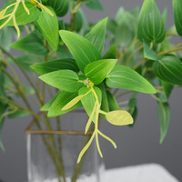 3 têtes de clématites artificielles, plantes artificielles pour la décoration intérieure et extérieure, mariage