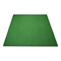 Tapis de simulation de golf avec coussin d'absorption des chocs et base en EVA, insert de gazon durable pour l'entraînement en intérieur et en extérieur
