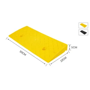 휴대용 경량 플라스틱 연석 경사로 차도, 선적 선창, 보도를 위해 놓이는 플라스틱 문턱 경사로 장비