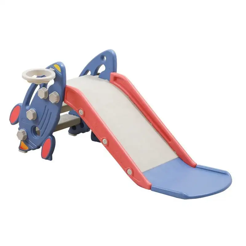 Mini deslizador infantil dobrável de plástico, equipamento para crianças, escada e brinquedos para bebês, corrediça interna, 120*52*107cm