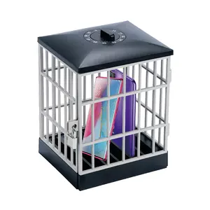 Handy-Gefängnis mit Timer Creative Cell Prison Lock für Party Home Tisch Büro Handy Käfig Gefängnis Aufbewahrung sbox
