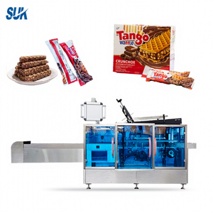 Machine d'emballage en carton pour barres chocolatées aux flocons d'avoine, machine de comptage et d'emballage pour snacks et <span class=keywords><strong>biscuits</strong></span> - Product Image 1