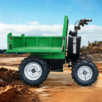 Mini-dumper 500 kg Certifié CE, Brouette Électrique Quatre Roues
