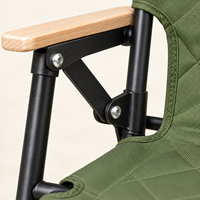Chaise de camping pliante en tissu Oxford, acier au carbone, portable, pour plage, pique-nique, pêche, jardin, randonnée
