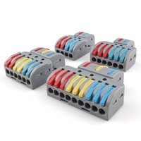 GAOCHAO Elektrischer Steckverbinder mit Hebel, Kupfer, 2-polig, 32A/450V, kompakter Schnellverbinder für Kabelverbindungen