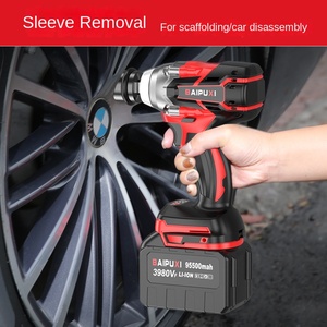 Llave de Impacto Inalámbrica de 21V con Batería de Litio, sin Escobillas, para Reparación Automotriz, de Alto Torque, para Uso Industrial y en Andamios - Product Image 2