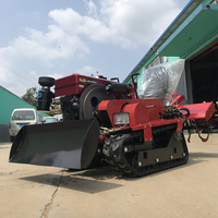 Tractor agrícola sobre orugas de 25HP con engranajes de neumáticos de goma y componentes del núcleo del motor para maquinaria agrícola