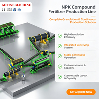 Ligne de production complète de granulateur d'engrais composé NPK à économie d'énergie pour usine d'engrais
