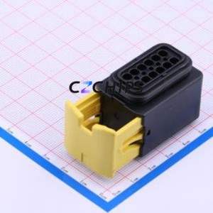 1-1703639-1 Housing (Wire-to-Board / Wire-to-Wire) P=4mm Connector ( Jack Structure: 2x6P )( Pitch: 4mm )( Row Spacing: 6mm ) - Product Image 1