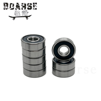 Roulement à billes à gorge profonde en acier chromé haute vitesse 608 609 avec cage en fer, précision P2/C0 2RS, pour roues de porte coulissante et de fenêtre