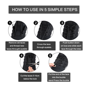 Reflective <b>Elastic</b> Shoelaces Outdoor Sports No Tie Shoe <b>Laces</b> Lazy <b>Elastic</b> Lock Rope Shoelaces for Running Shoes - Product Image 4