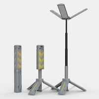 Lampe de camping extérieure ultra-autonome, empilable triangulaire, rétractable, multifonctionnelle, lumière d'ambiance, vente en gros usine