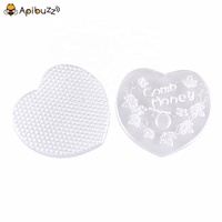 Peigne en plastique 40 cm en forme de cœur, Cassettes de miel, boîte de fabrication de contenant pour apiculteur, équipement pour la ruche