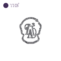 Appliques en strass de verre de haute qualité, broderies perlées à coudre pour accessoires vestimentaires