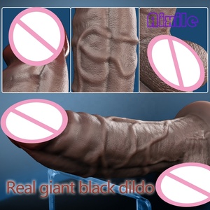 Dildo avec grande ventouse, Dildos <span class=keywords><strong>en</strong></span> silicone à double densité pour le plaisir vaginal et anal, Jouets sexuels massifs pour adultes pour hommes, femmes et gays - Product Image 3