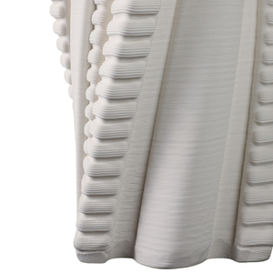 Vaso alto in porcellana testurizzata per soggiorno, decorazioni per la casa, camera da letto, ufficio, vaso da fiori da tavolo - Product Image 5